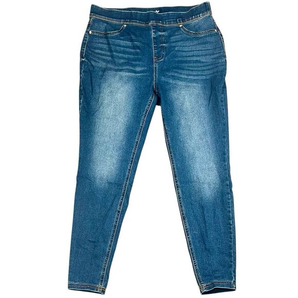Terra & Sky Blue Jean Jegging 0X 14W - Picture 1 of 7